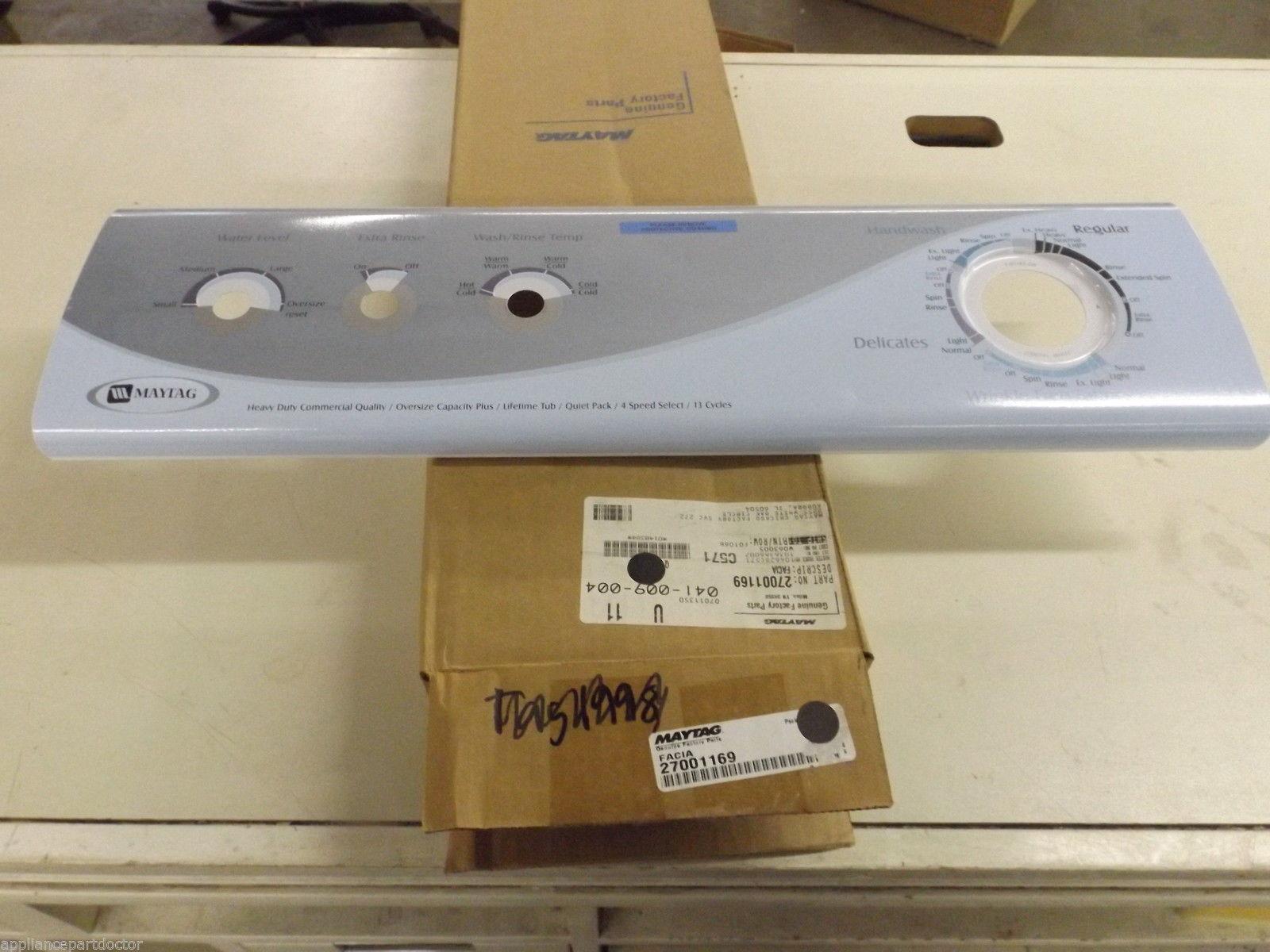 Maytag Washer 27001169 Facia NEW IN BOX Maytag Washer 27001169 Facia NEW IN BOX